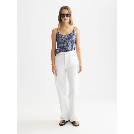 SCOTCH & SODA PRINTED JERSEY BACK TANK TOP U9A01278T V497-LUCKY BANDANA DRESS BLUES