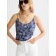 SCOTCH & SODA PRINTED JERSEY BACK TANK TOP U9A01278T V497-LUCKY BANDANA DRESS BLUES