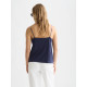 SCOTCH & SODA PRINTED JERSEY BACK TANK TOP U9A01278T V497-LUCKY BANDANA DRESS BLUES