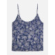 SCOTCH & SODA PRINTED JERSEY BACK TANK TOP U9A01278T V497-LUCKY BANDANA DRESS BLUES