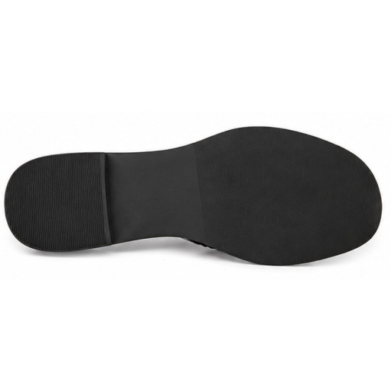 SO CHIC SLIDE SANDALS CHLOE 6002 01-BLACK 