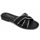 SO CHIC SLIDE SANDALS CHLOE 6002 01-BLACK 