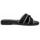 SO CHIC SLIDE SANDALS CHLOE 6002 01-BLACK 