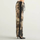 SOUVENIR WIDE LEG TROUSERS S39M0291 SABBIA 