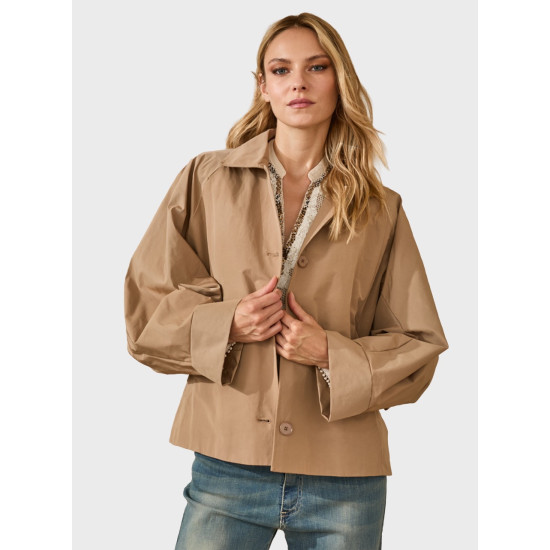 SOUVENIR TRENCH LIGHTWEIGHT JACKET W39S0241 BEIGE