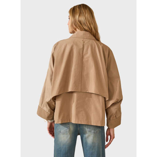 SOUVENIR TRENCH LIGHTWEIGHT JACKET W39S0241 BEIGE