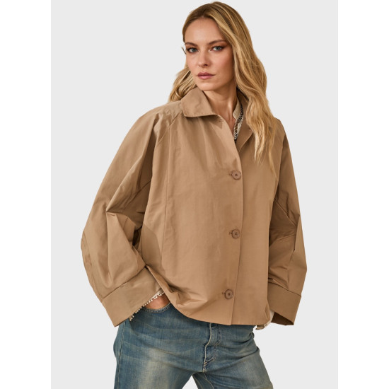 SOUVENIR TRENCH LIGHTWEIGHT JACKET W39S0241 BEIGE