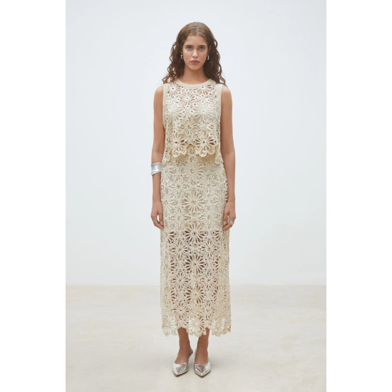 SUNCOO BLOUSE LOIS S26C07249 06-BEIGE