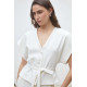 SUNCOO BLOUSE LAZLO S26C07305 01-BLANC CASSE 