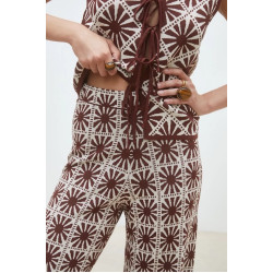 SUNCOO PANTALON JASPER S26M04043 60-CHOCO