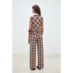 SUNCOO PANTALON JASPER S26M04043 60-CHOCO