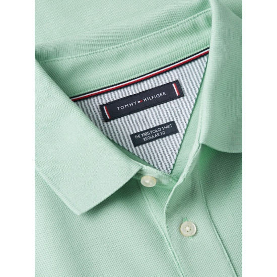TOMMY HILFIGER 1985 REGULAR POLO MW0MW17770 MAI-CRUSHED MINT 