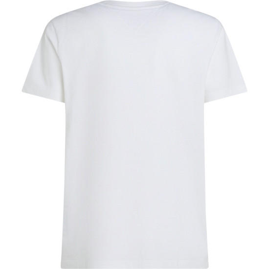 TOMMY HILFIGER ESSENTIAL REG FIT SOLID TEE MW0MW37267 YBR-WHITE