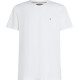 TOMMY HILFIGER ESSENTIAL REG FIT SOLID TEE MW0MW37267 YBR-WHITE