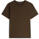 TOMMY HILFIGER ESS SEASONAL REG FIT SOLID TEE MW0MW39995 GV0-LEGACY BROWN 