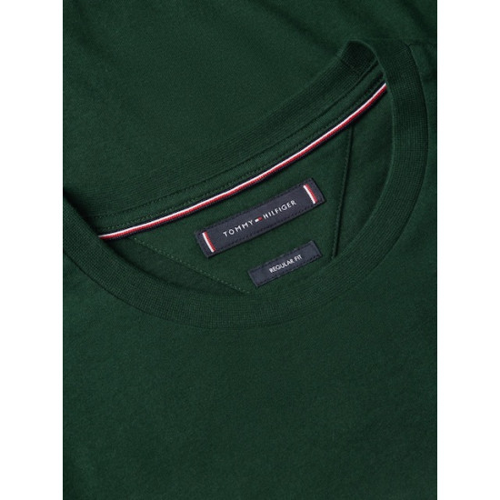 TOMMY HILFIGER ESS SEASONAL REG FIT SOLID TEE MW0MW39995 MBN-NOCTURNAL GREEN 