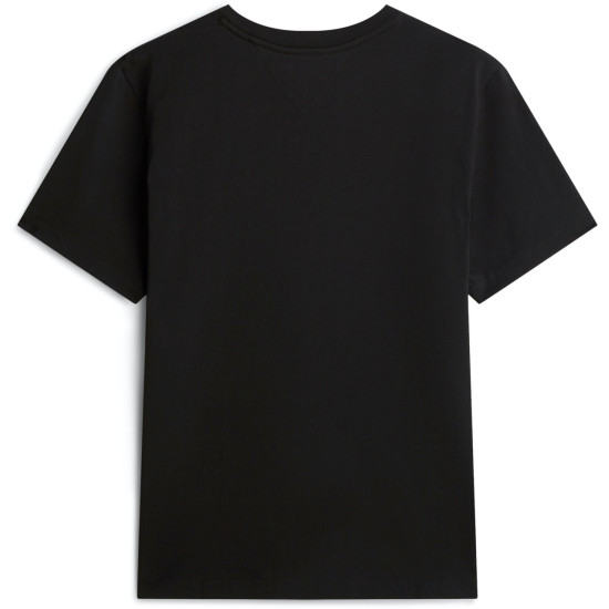 TOMMY HILFIGER BRAND LOVE STRIPE TEE MW0MW42368 BDS-BLACK 