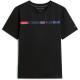 TOMMY HILFIGER BRAND LOVE STRIPE TEE MW0MW42368 BDS-BLACK 