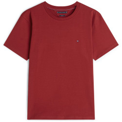 TOMMY HILFIGER FLAG TEE MW0MW42382 XIT-REGGATA RED  