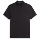 TOMMY HILFIGER JACQUARD HIDDEN PLACKET REG PO MW0MW42760 BDS-BLACK 