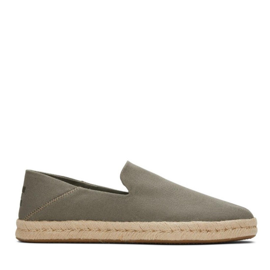 TOMS VTVR GRY SUEDE MN SANTGO ESPADRILLE 10019861 GREY
