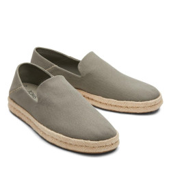 TOMS VTVR GRY SUEDE MN SANTGO ESPADRILLE 10019861 GREY