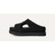 UGG GOLDENSTAR HI CUTOUT SLIDE SANDAL 1175132 BLACK
