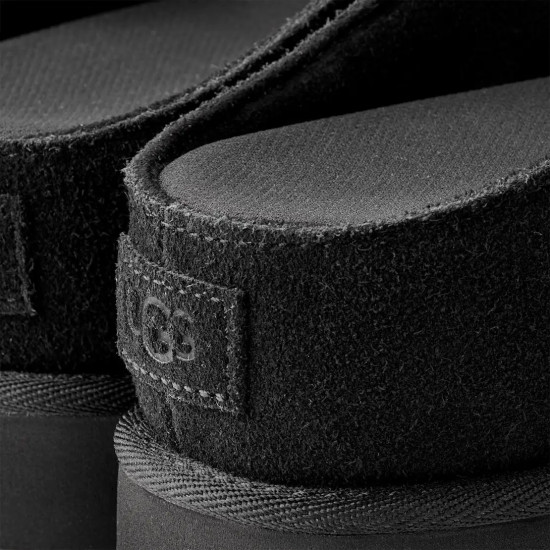 UGG GOLDENSTAR HI CUTOUT SLIDE SANDAL 1175132 BLACK