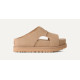 UGG GOLDENSTAR HI CUTOUT SLIDE SANDAL 1175132 SAND