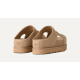 UGG GOLDENSTAR HI CUTOUT SLIDE SANDAL 1175132 SAND
