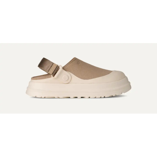 UGG GOLDENGLOW CANVAS CLOG SLIPPER 1175295 MUSTARD SEED